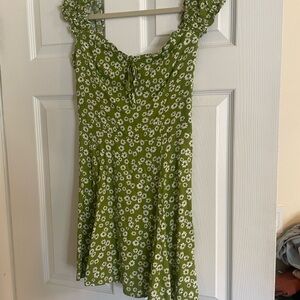 I got this on sale and haven’t worn it yet. Super cute and comfortable though!